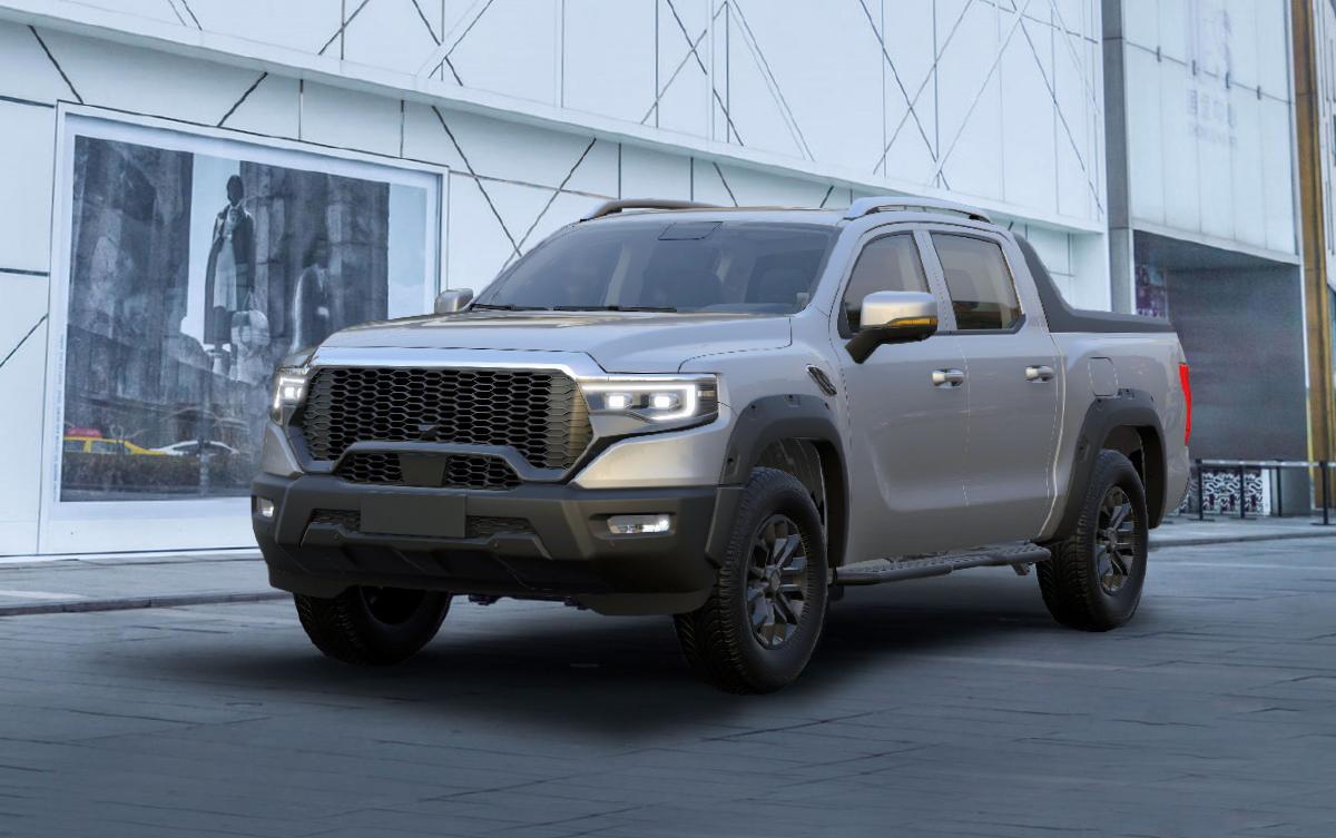 福田全尺寸皮卡品牌定名火星搭载48v混动系统