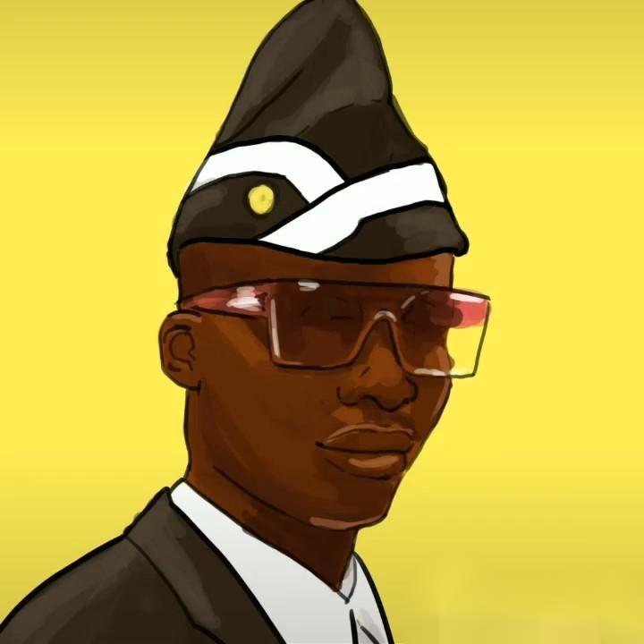 黑人抬棺头像谁有的