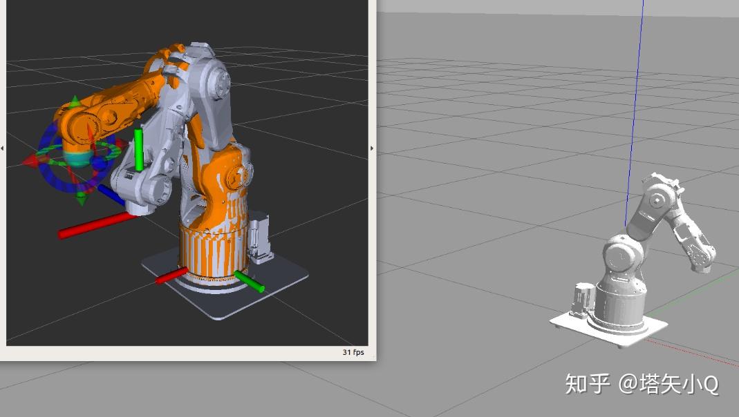 ROS学习笔记11：gazebo+rviz 知乎