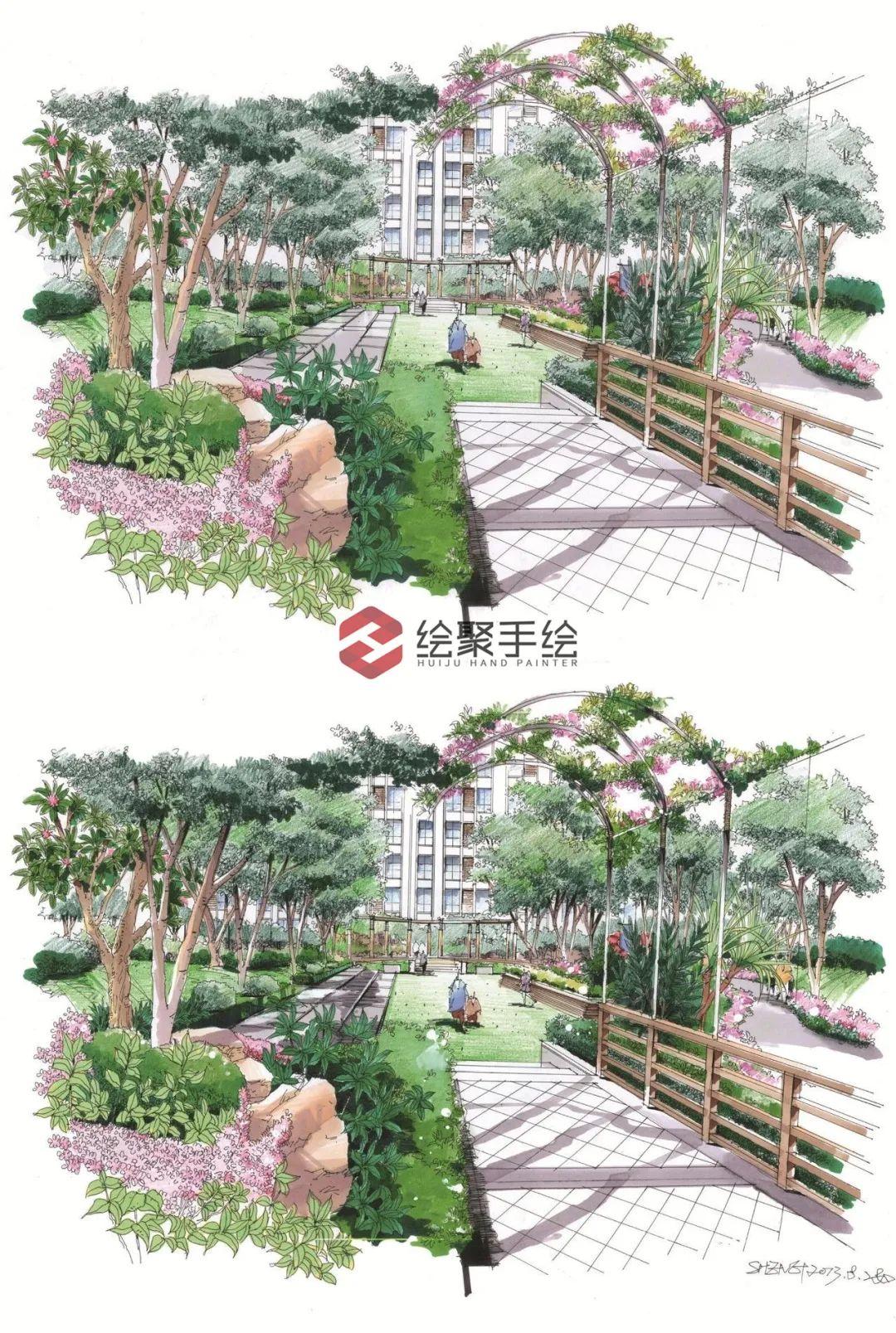 绘聚手绘23寒假-景观手绘提高班 - 知乎