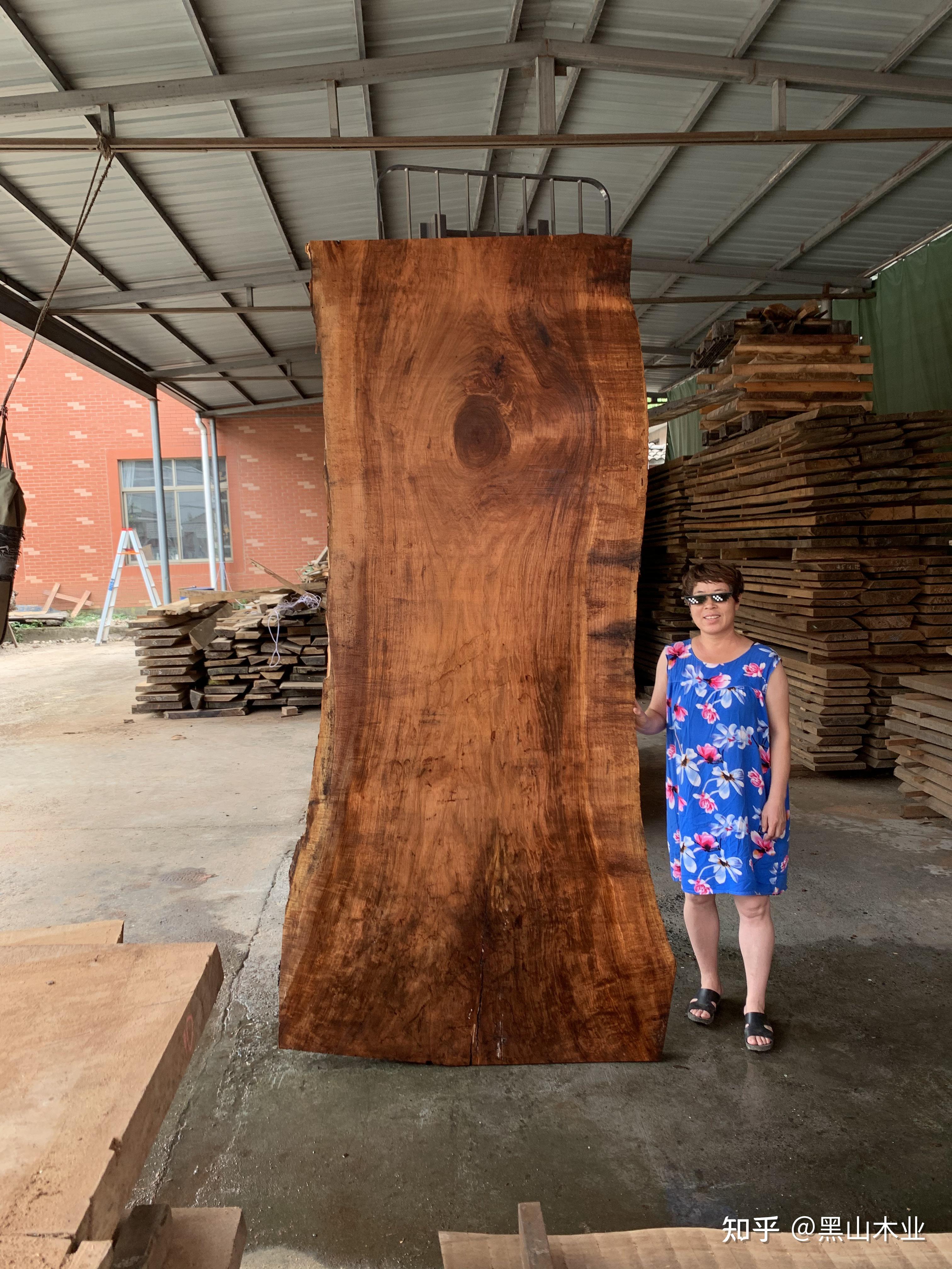 美国薄壳山核桃木大板山核桃木灰胡桃木