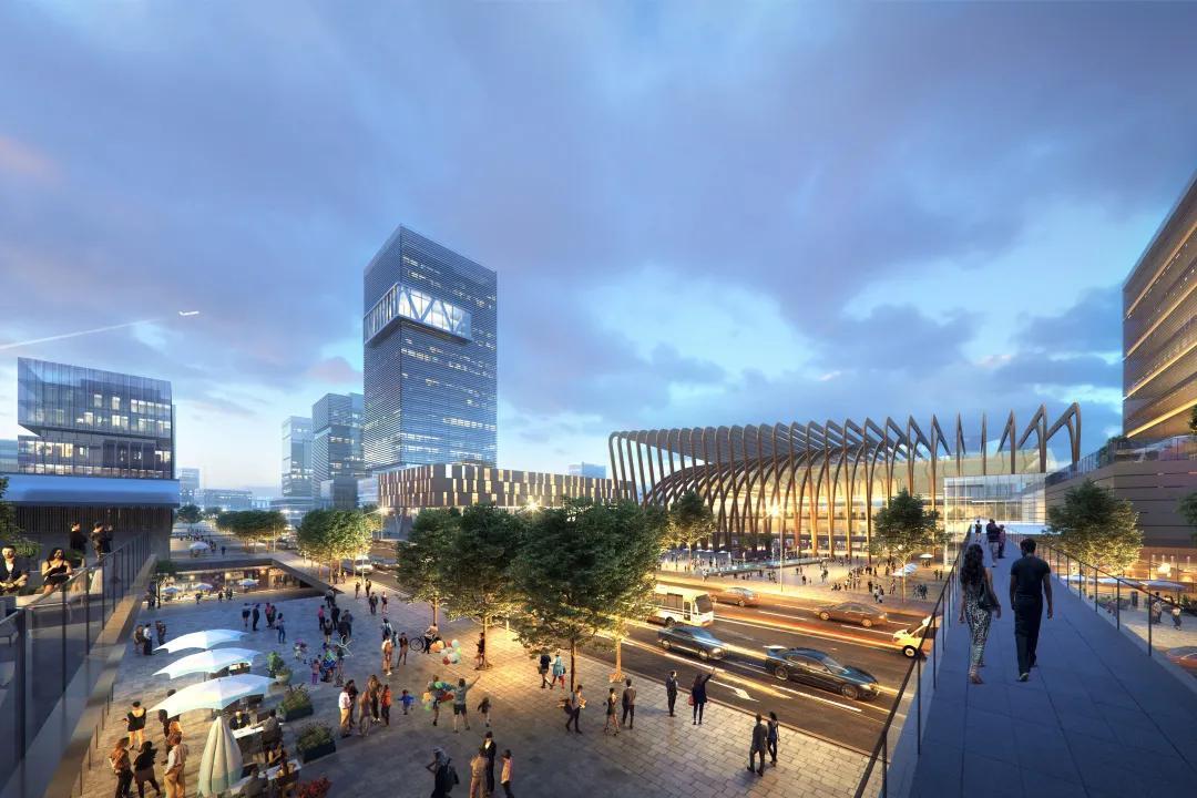 花园枢纽之城衢州市高铁新城城市设计