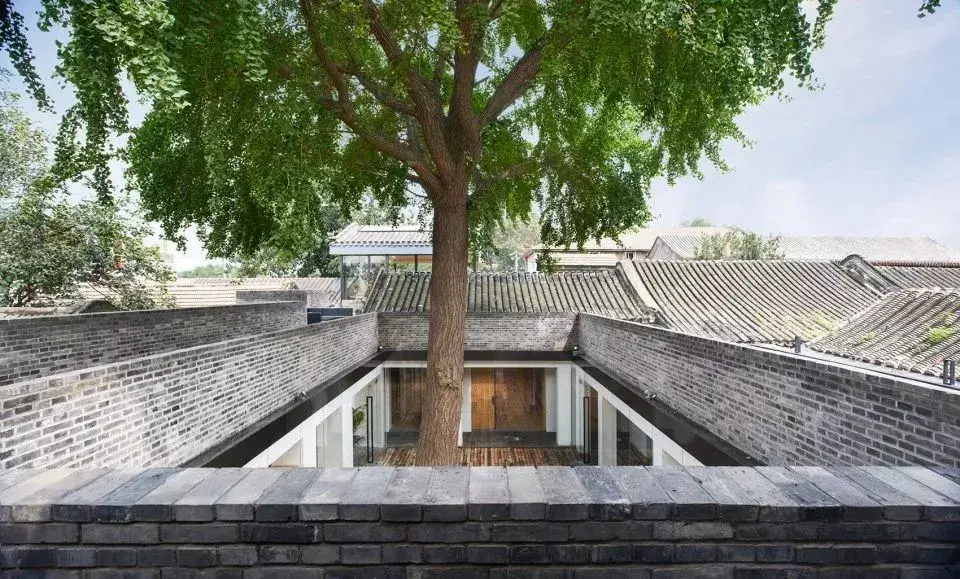 老北京胡同改造胶囊旅馆穿越青砖灰瓦斑驳墙