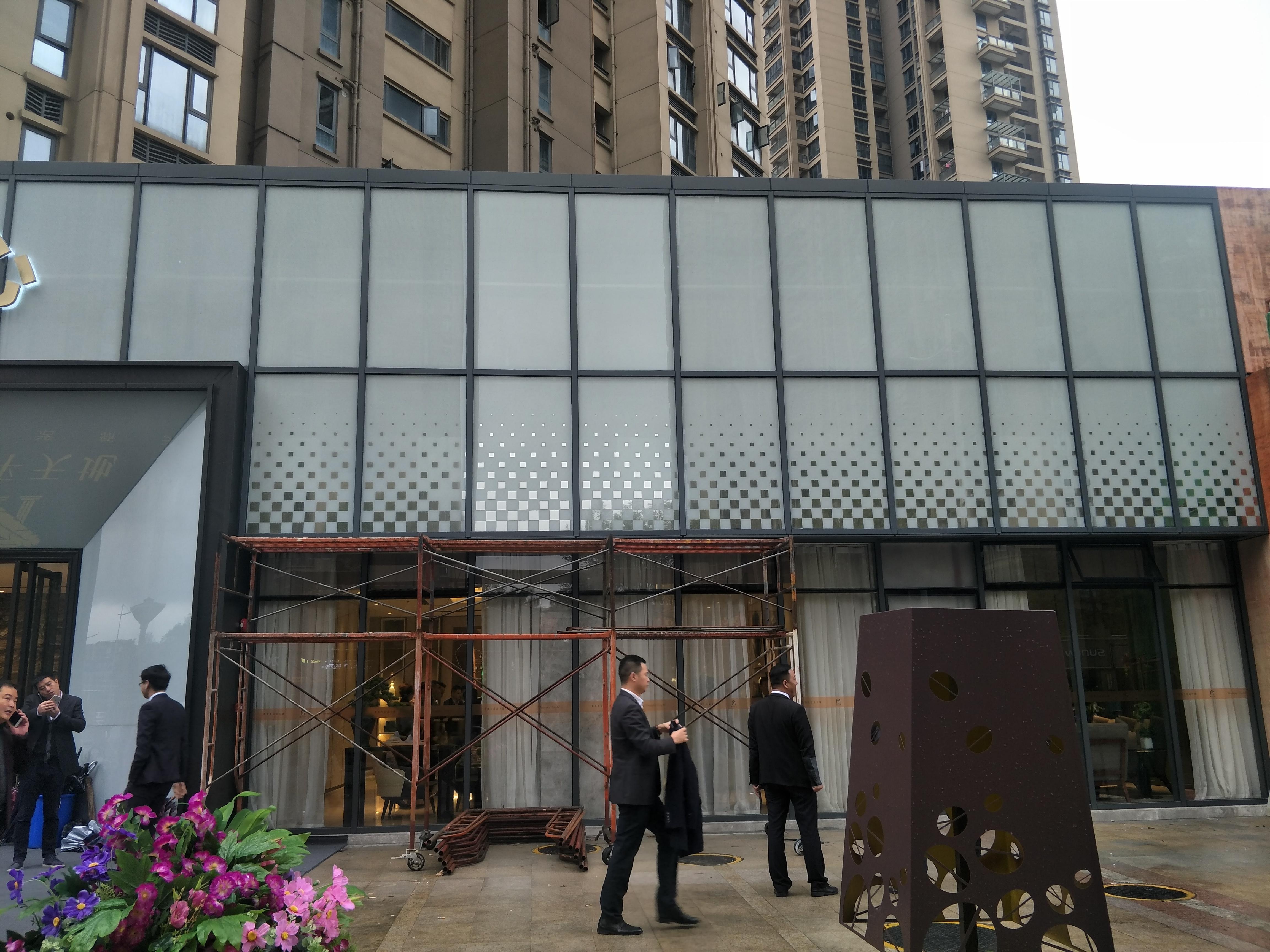 建筑玻璃贴膜隔热膜装饰膜磨砂膜安全防爆膜