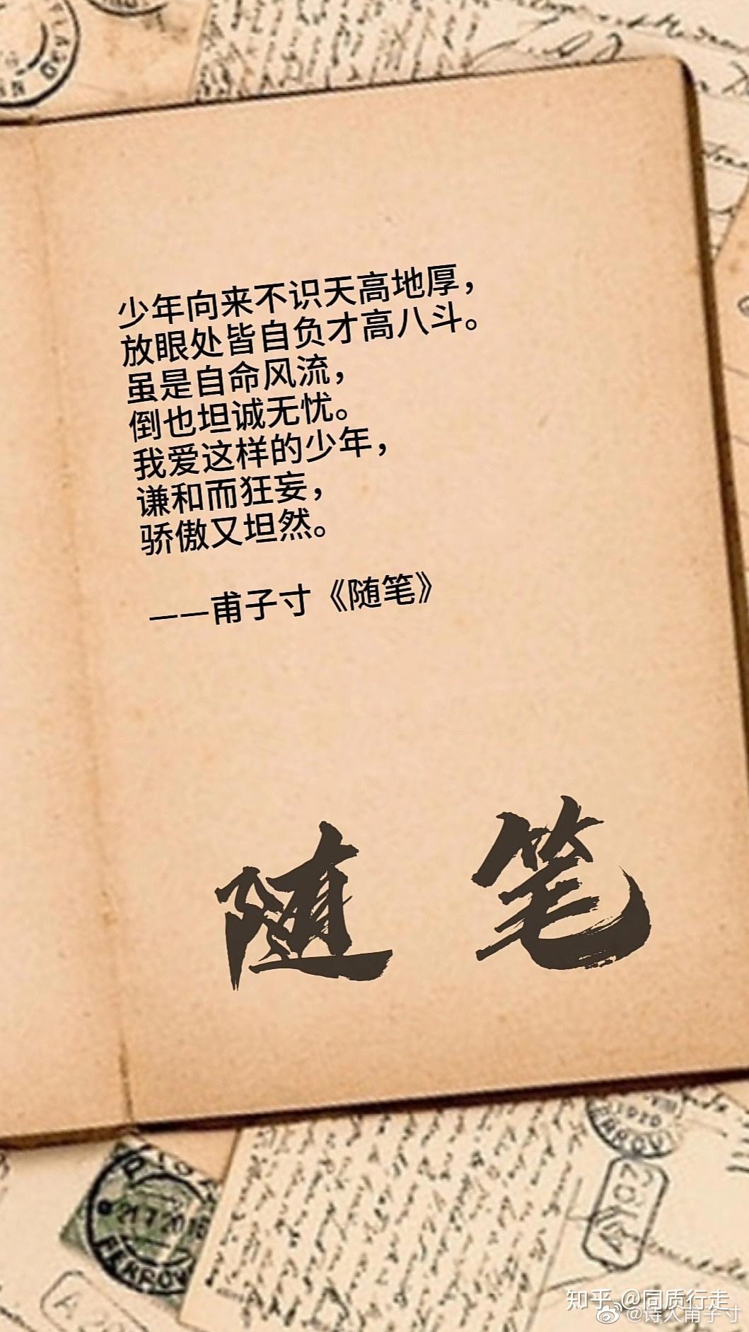 如何看待抖音甫子寸的诗