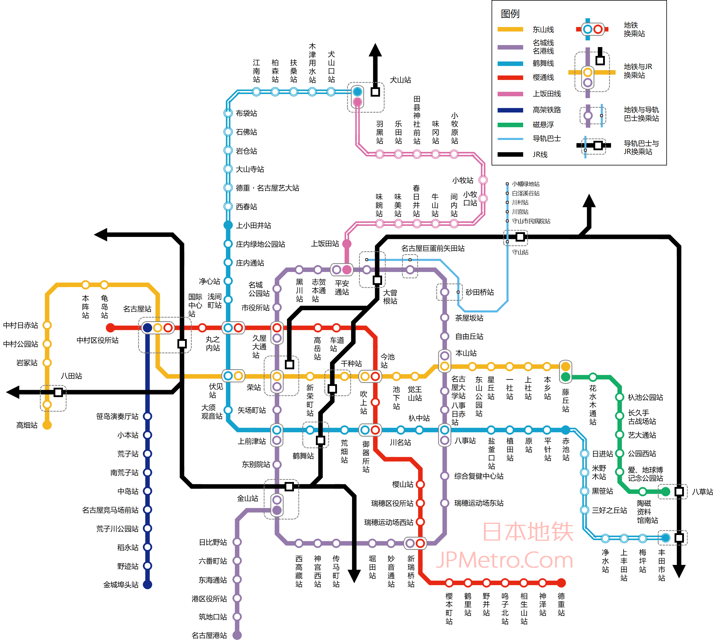为什么日本地铁图里有JR线？ - 知乎