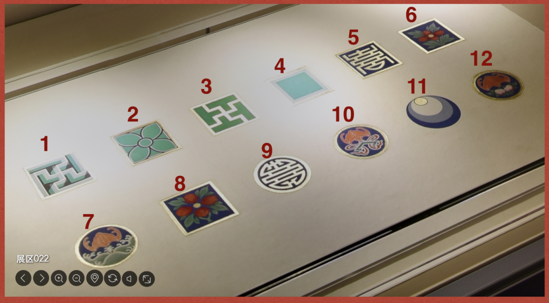 1 金边绿地片金万字-重要建筑飞头4 金井玉栏杆-皇家陵寝建筑飞头5