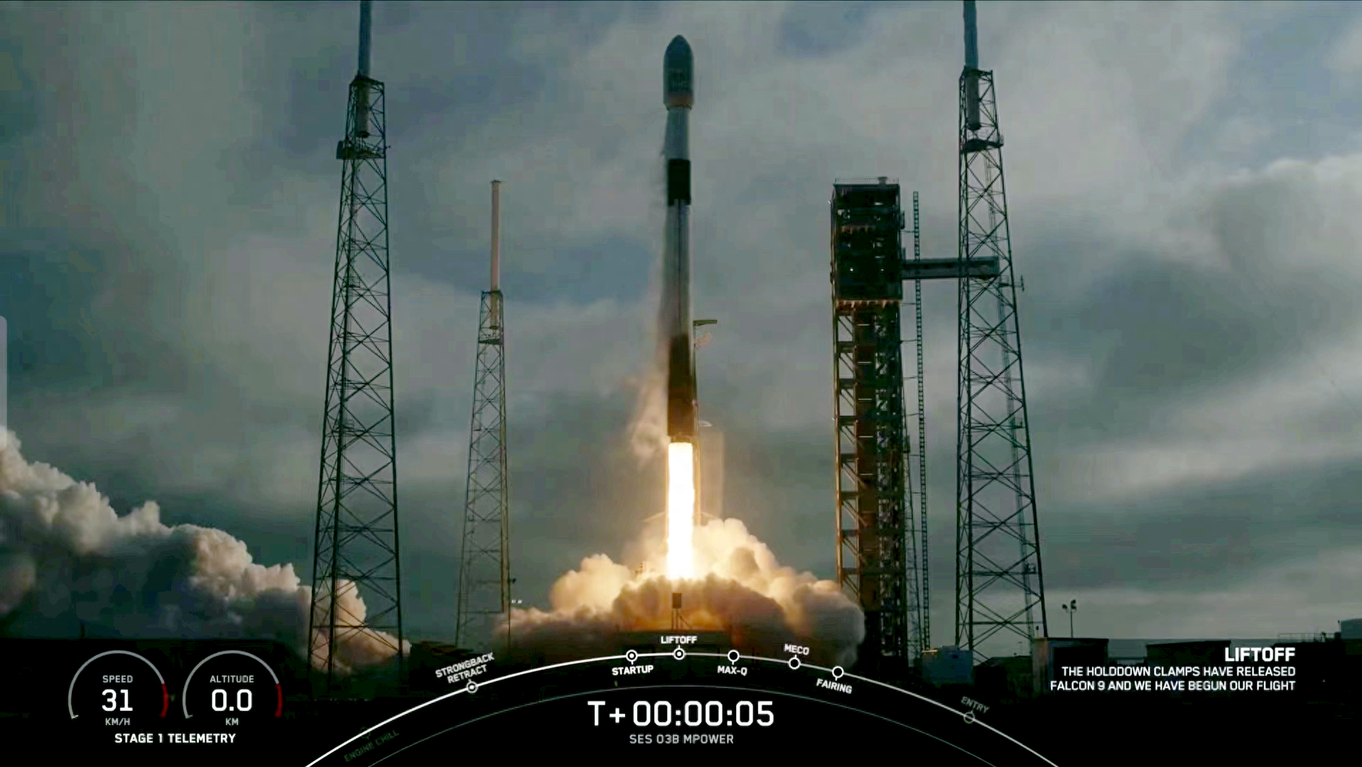 猎鹰九号年度第3次中地球轨道发射!托举2颗大型通信卫星成功入轨