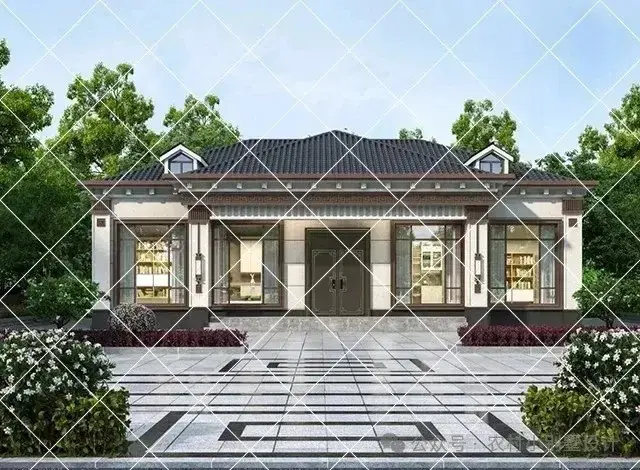 度假父母养老天堂!38套一层新中式农村自建房别墅,一层新中式 - 知乎