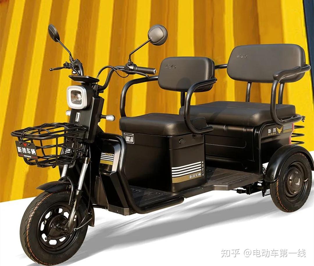 新鸽s3c电动三轮车测评时尚车身设计续航远主打载人出行