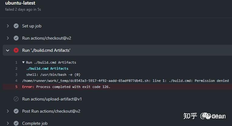 记录在使用 GitHub Actions 时出现的 Permission Denied 问题及办法 - 知乎