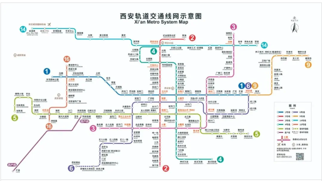 正式开通西安地铁16号线地铁2号线二期沿线楼盘抢先看