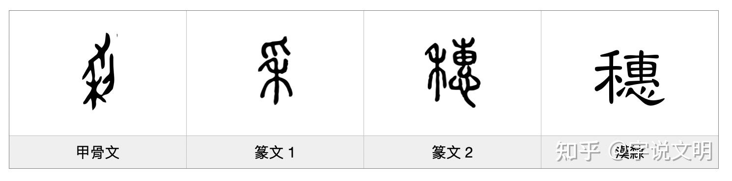 穗——每日一字·禾部字 - 知乎