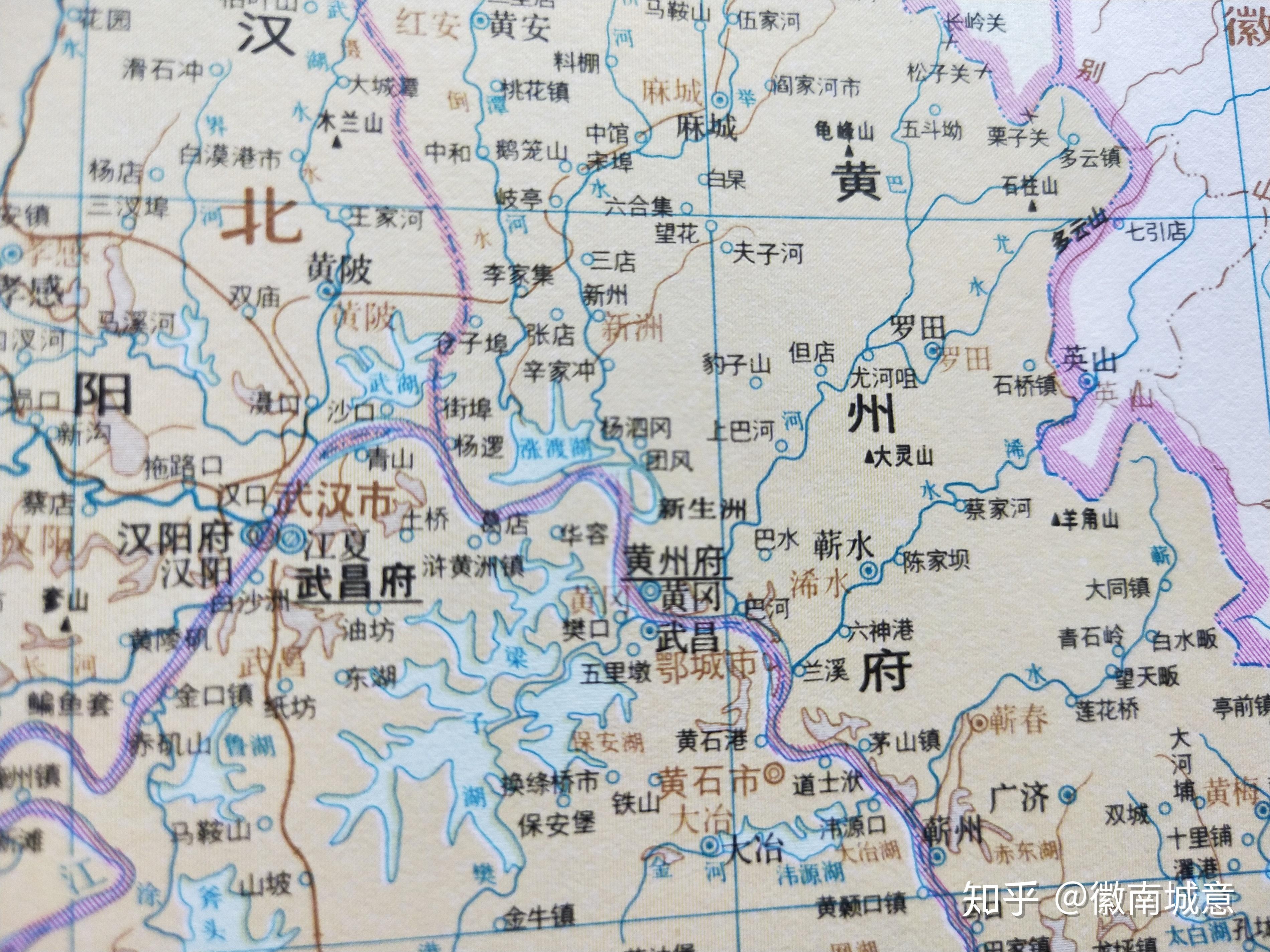 清朝湖北省地图图片