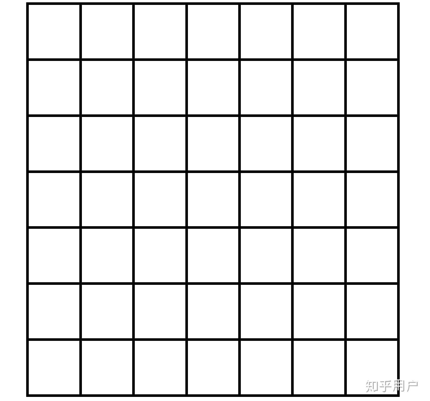 数学对策题中提及的8x8的棋盘是指8格乘8格,还是8条线乘8条线? - 知乎