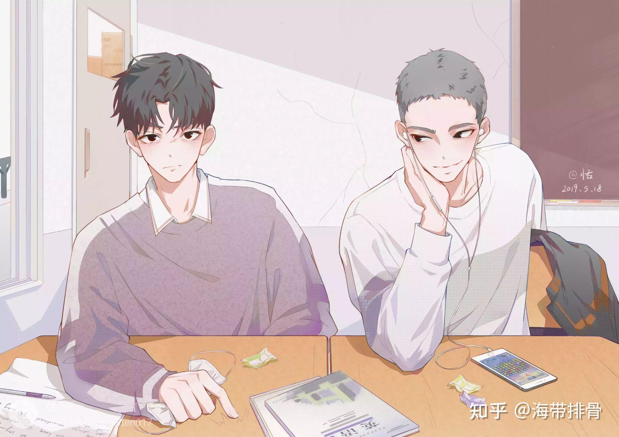 大家发一张自己珍藏的耽美动漫同人图耽美文的也行