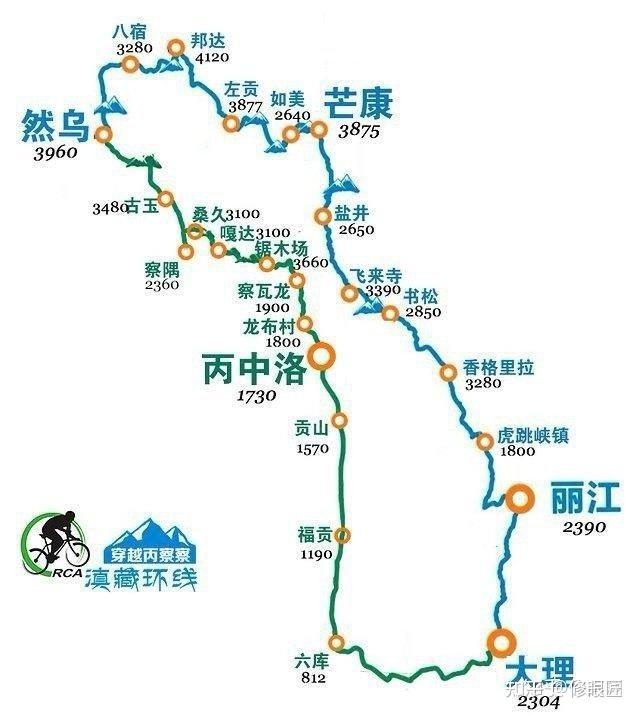 丙察察进藏路线手绘图片