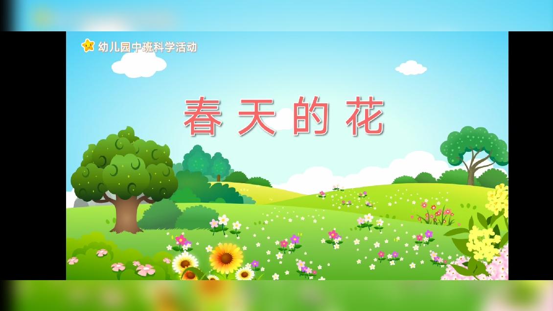 幼儿园科学活动ppt课件《春天的花》