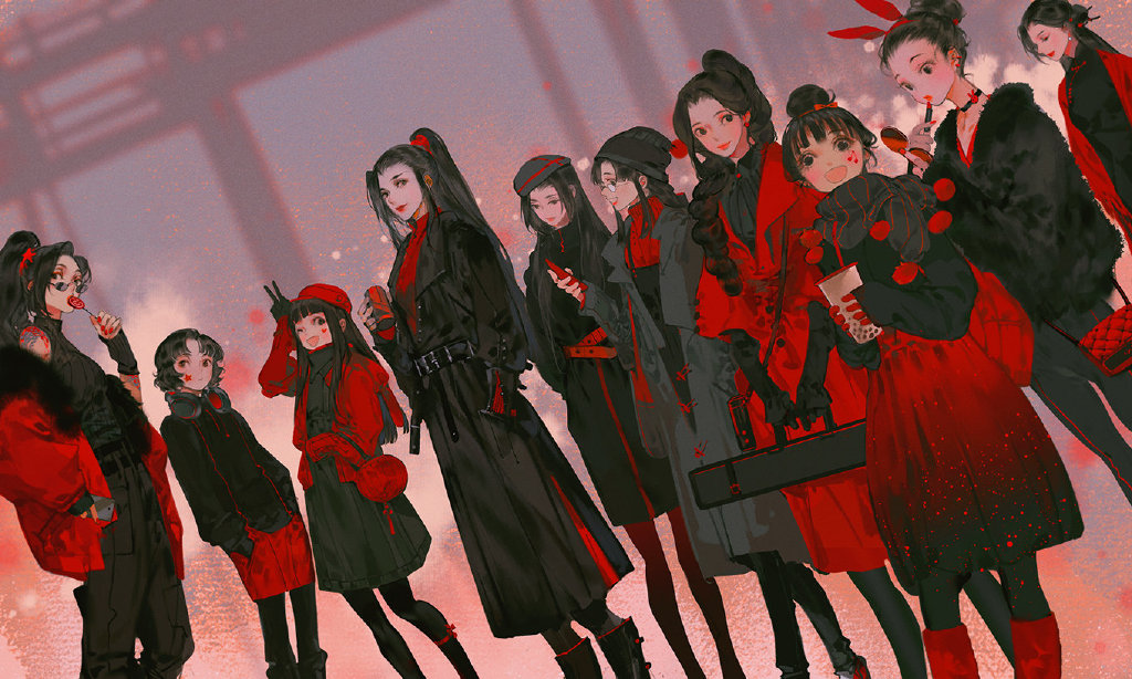 画多人插画你真的会构图吗?其实很简单~! - 知乎