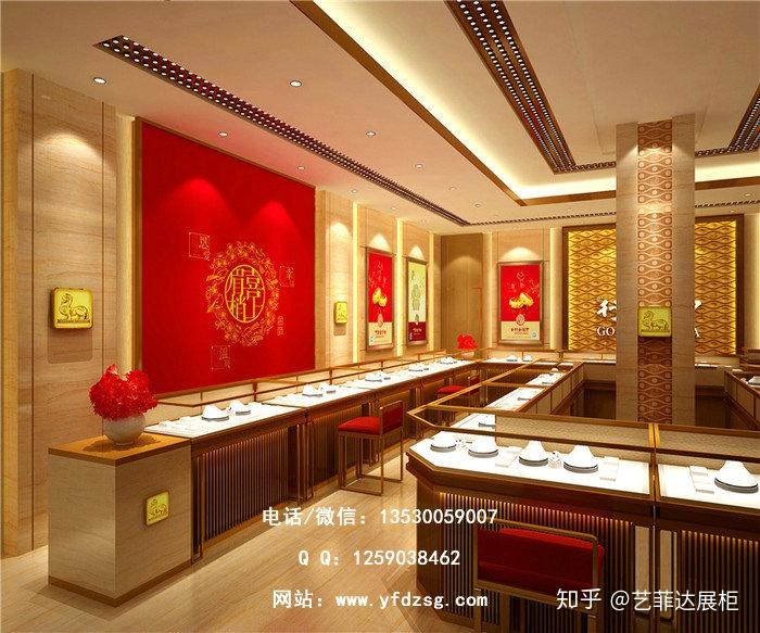 黄金展示柜对店面销售有着重要的作用