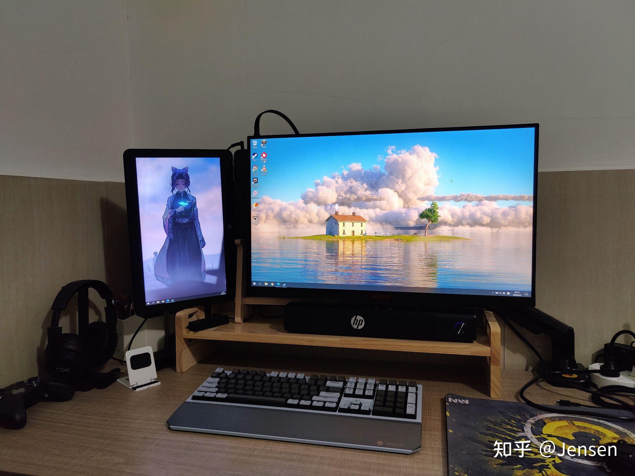 如何优雅地解决笔记本电脑外接显示器后的桌面摆放问题? - 知乎