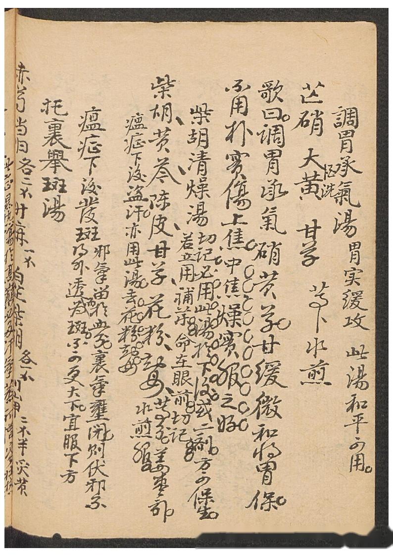 中医手抄古籍《寿世青囊》