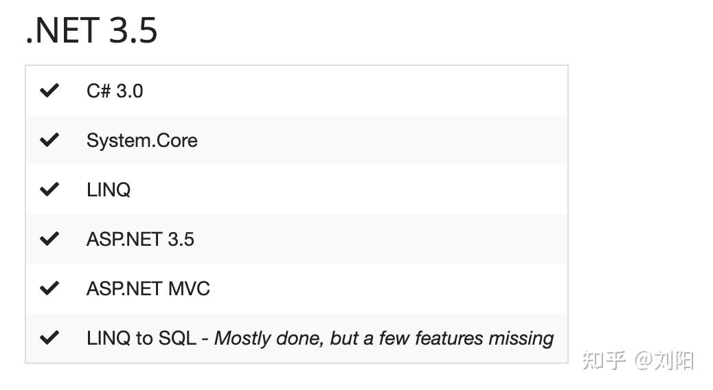C mono net net framework clr 