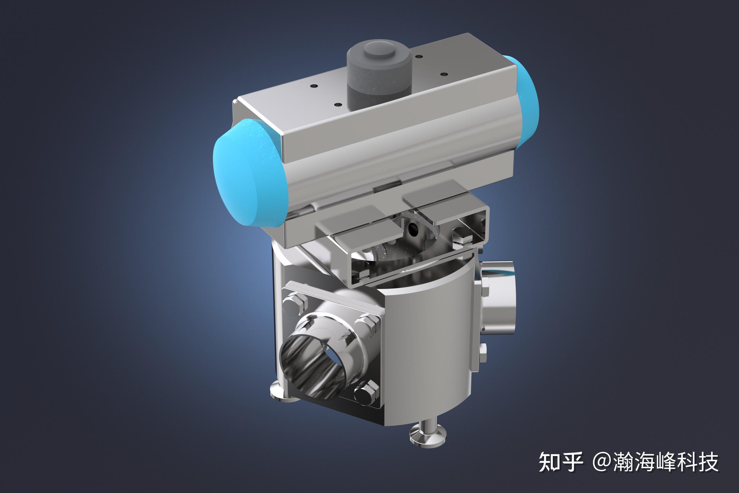 清管系统器件之120°三通换向阀-顺滑换向 物料切换零残留 - 知乎