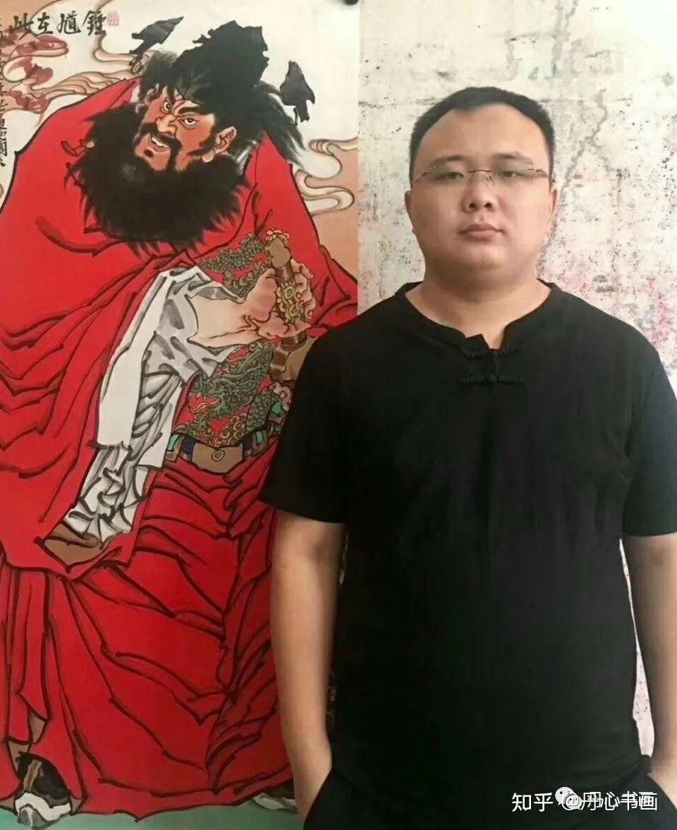 恣肆昂扬笔墨细腻人物画家杨航彪