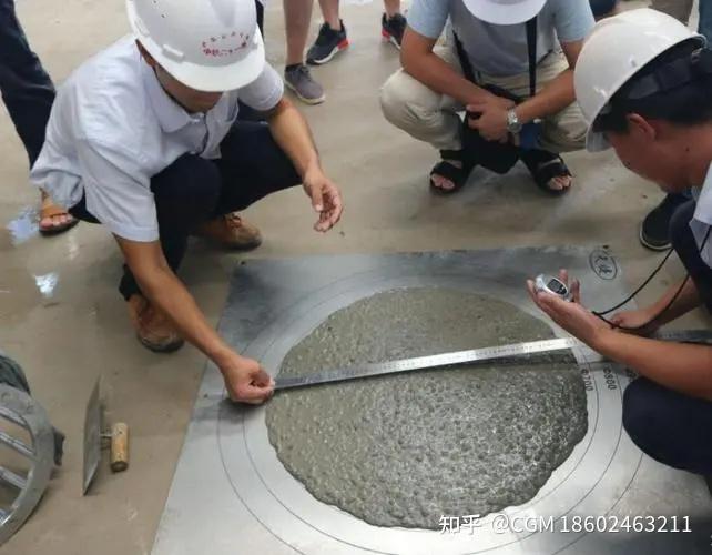 灌浆料从搅拌浇筑到固化的整个过程 - 知乎