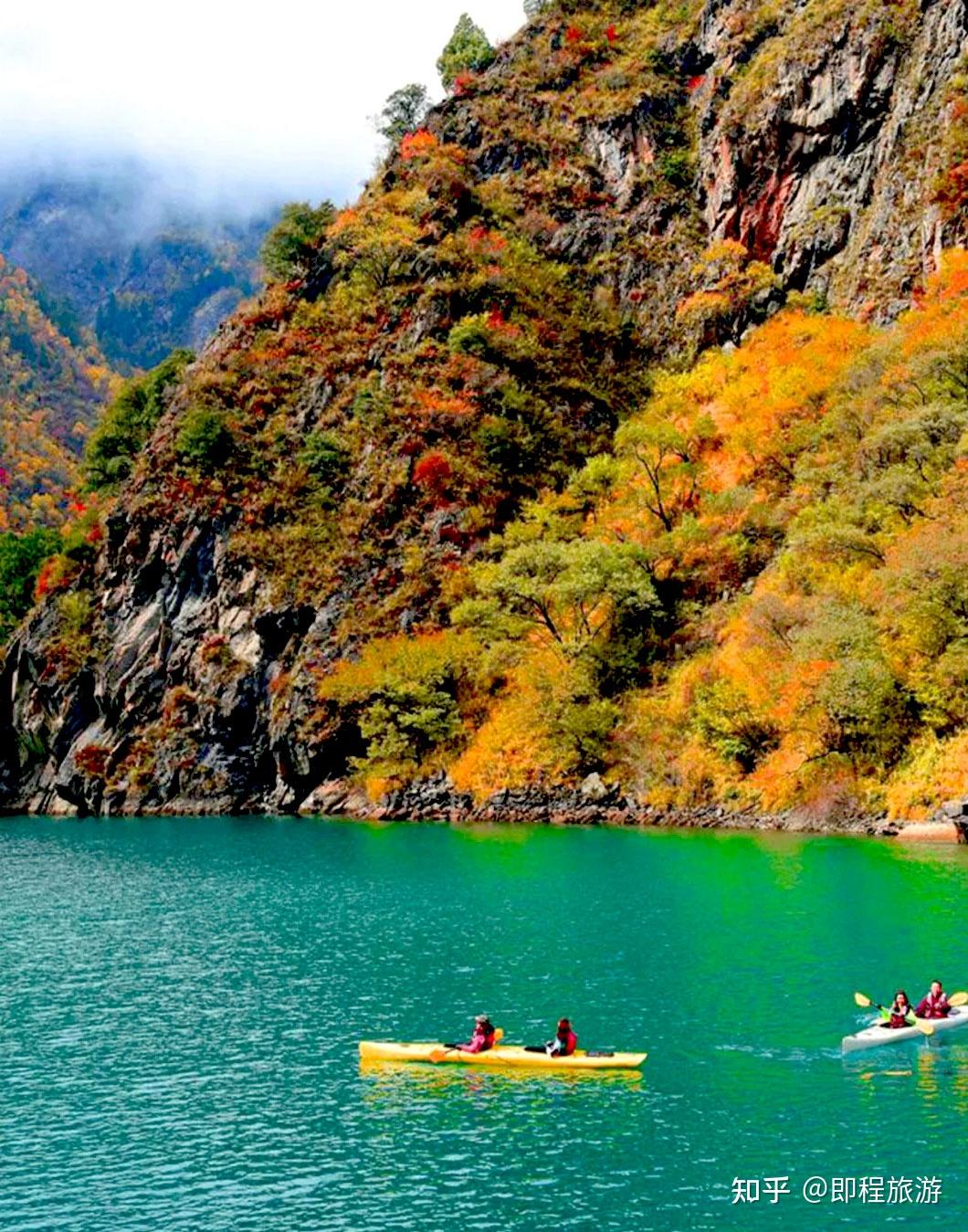 即程旅游川西小九寨松坪沟的油画世界