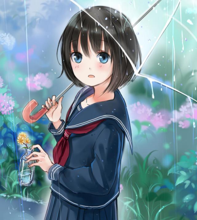 二次元动漫美图漂亮的知心姐姐每一次微笑都那么的动人