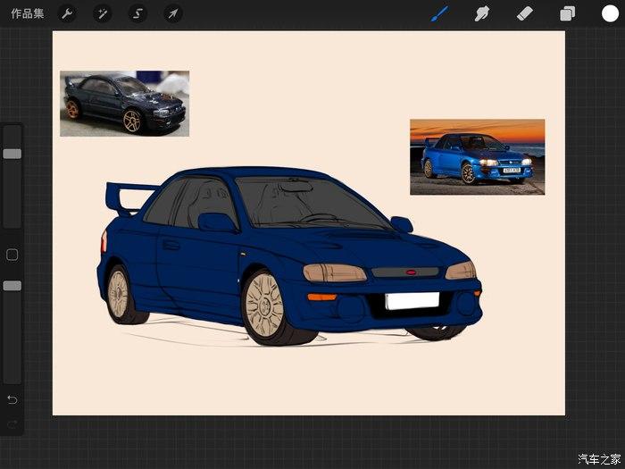 chensofficial向红发誓永不回头板绘98版斯巴鲁翼豹22b