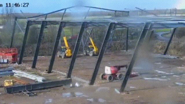 在建钢结构的三种失稳破坏(视频记录倒塌全过程) - 知乎