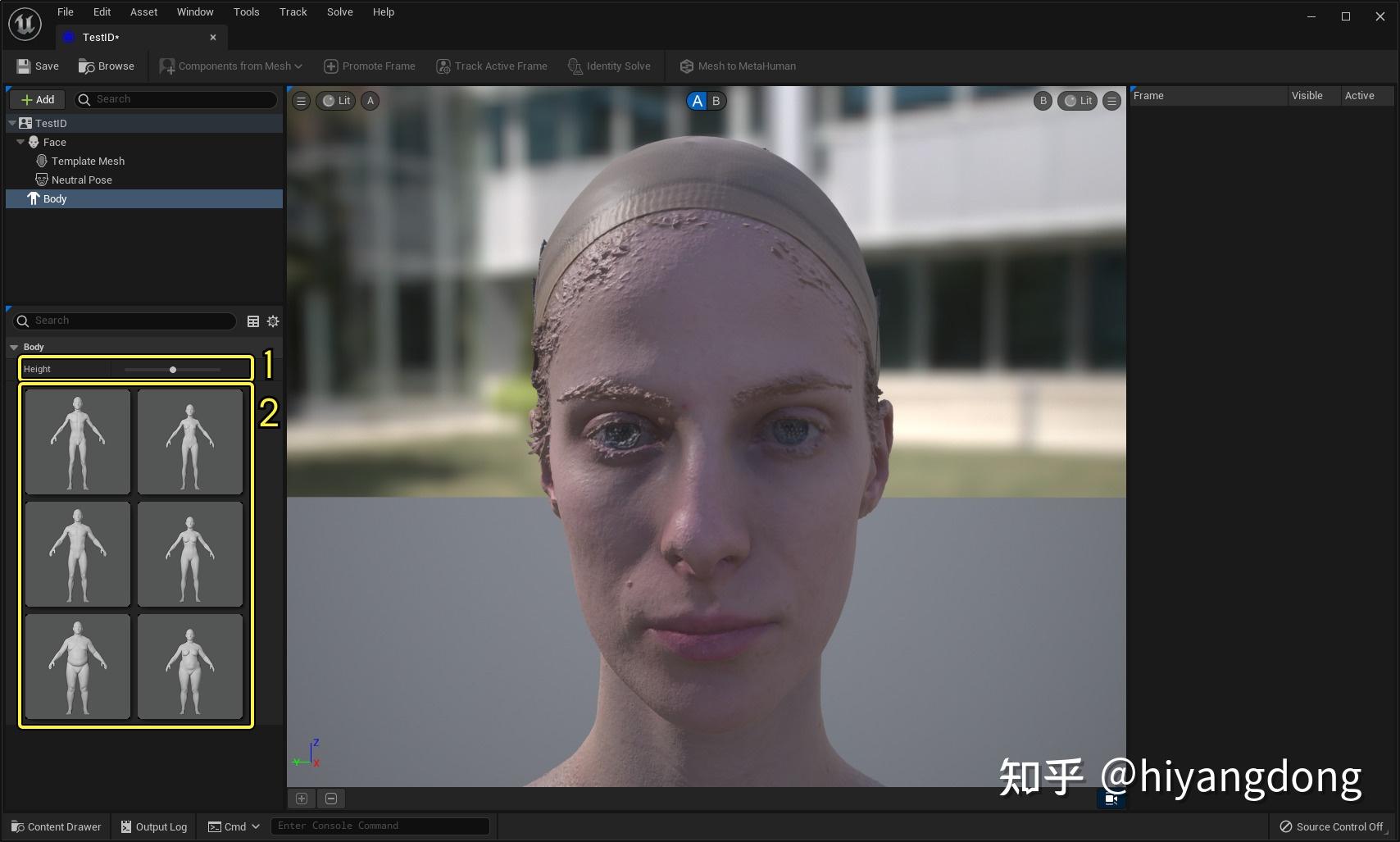 数字人 UE5 Mesh to MetaHuman功能 知乎