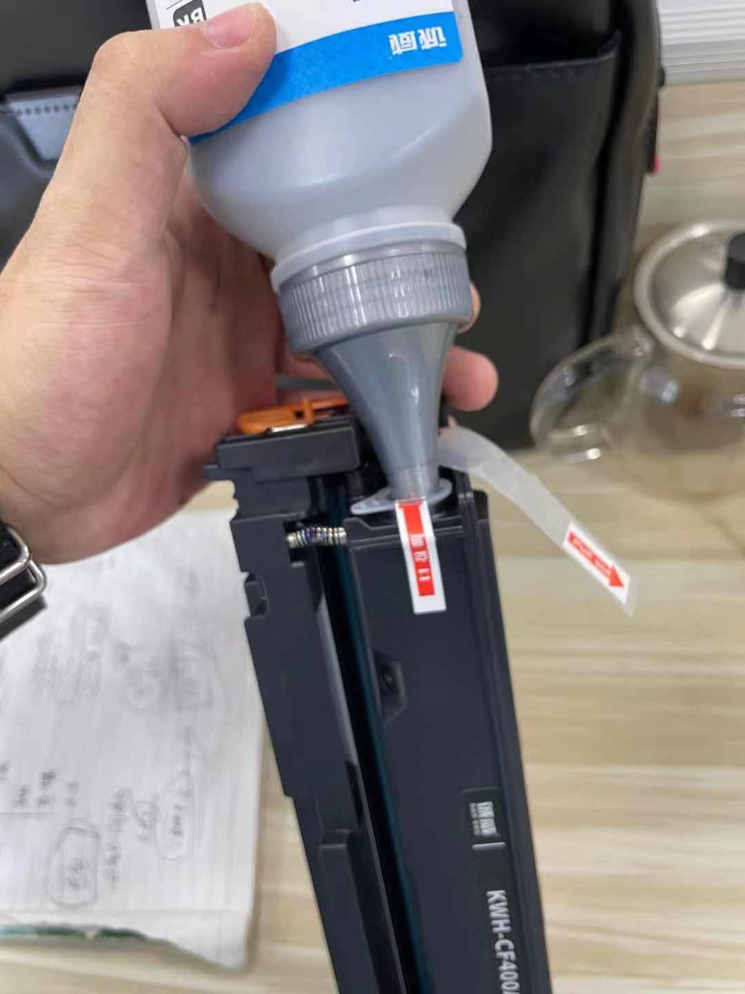 cf400500彩色硒鼓等加粉硒鼓系列操作指导