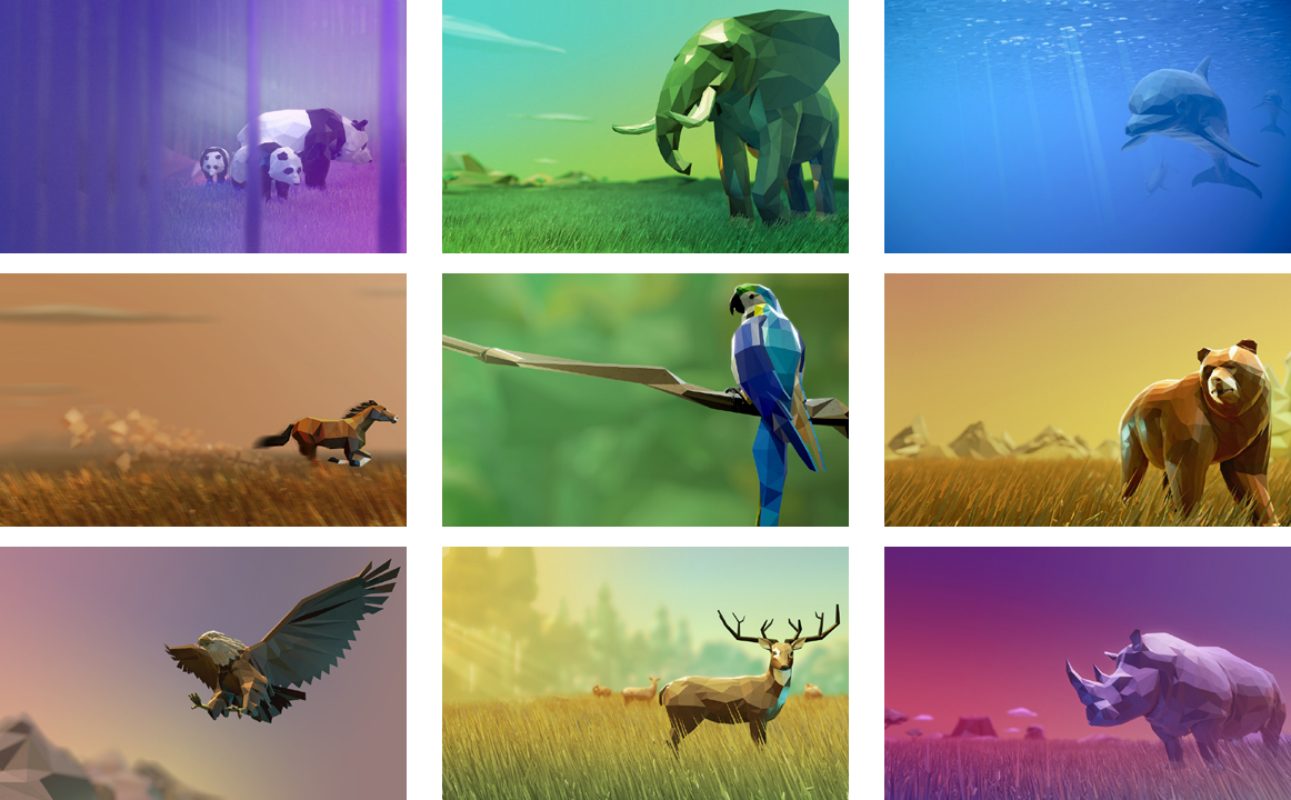 动物主题:remix 3d animal