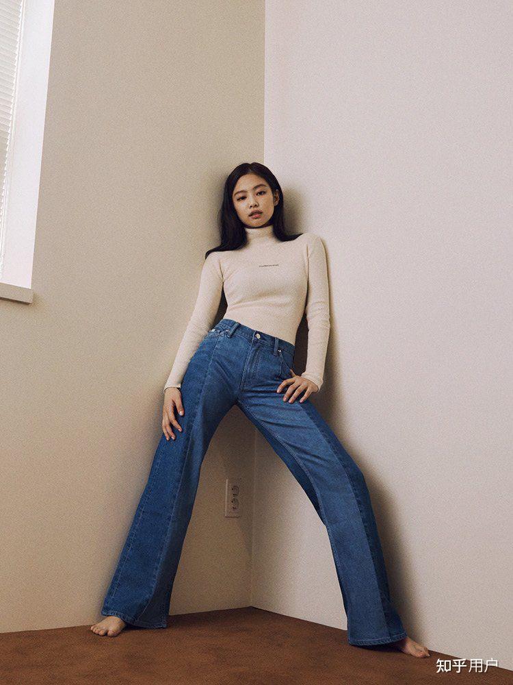 jennie裤子太短图片