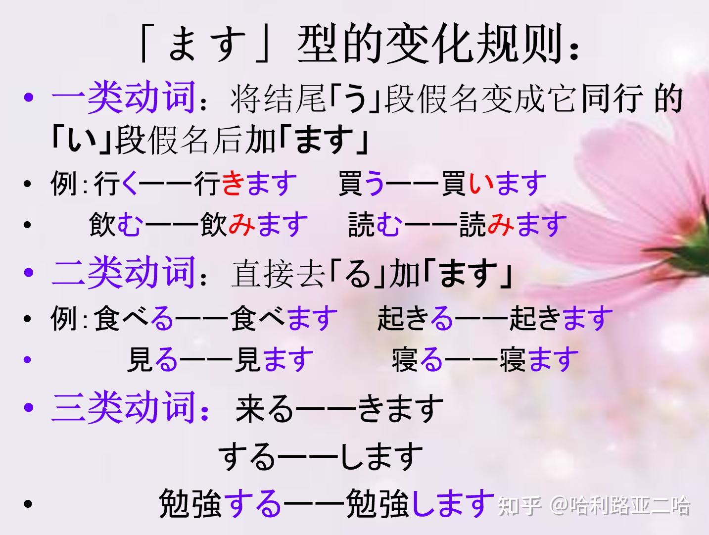 日语动词怎么把ます形变成原型? - 知乎