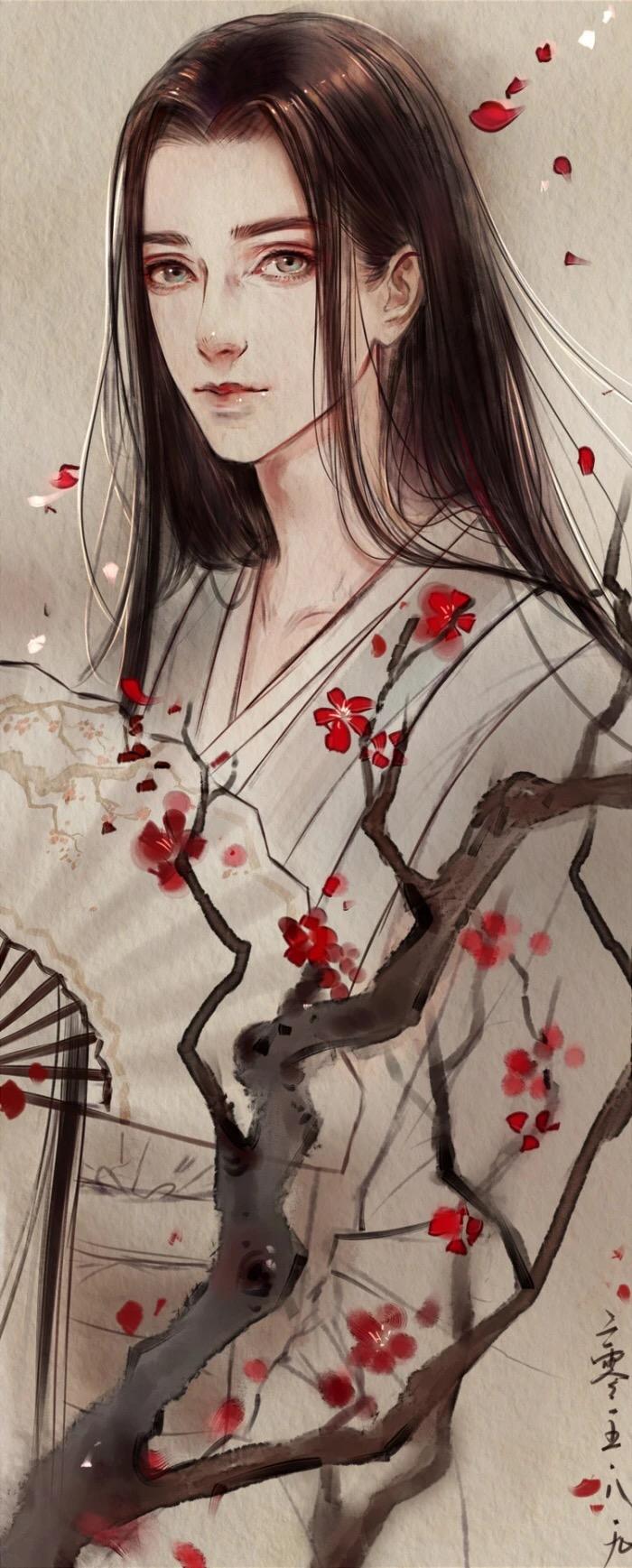 找一张白衣执扇书生的古风动漫头像? - 知乎