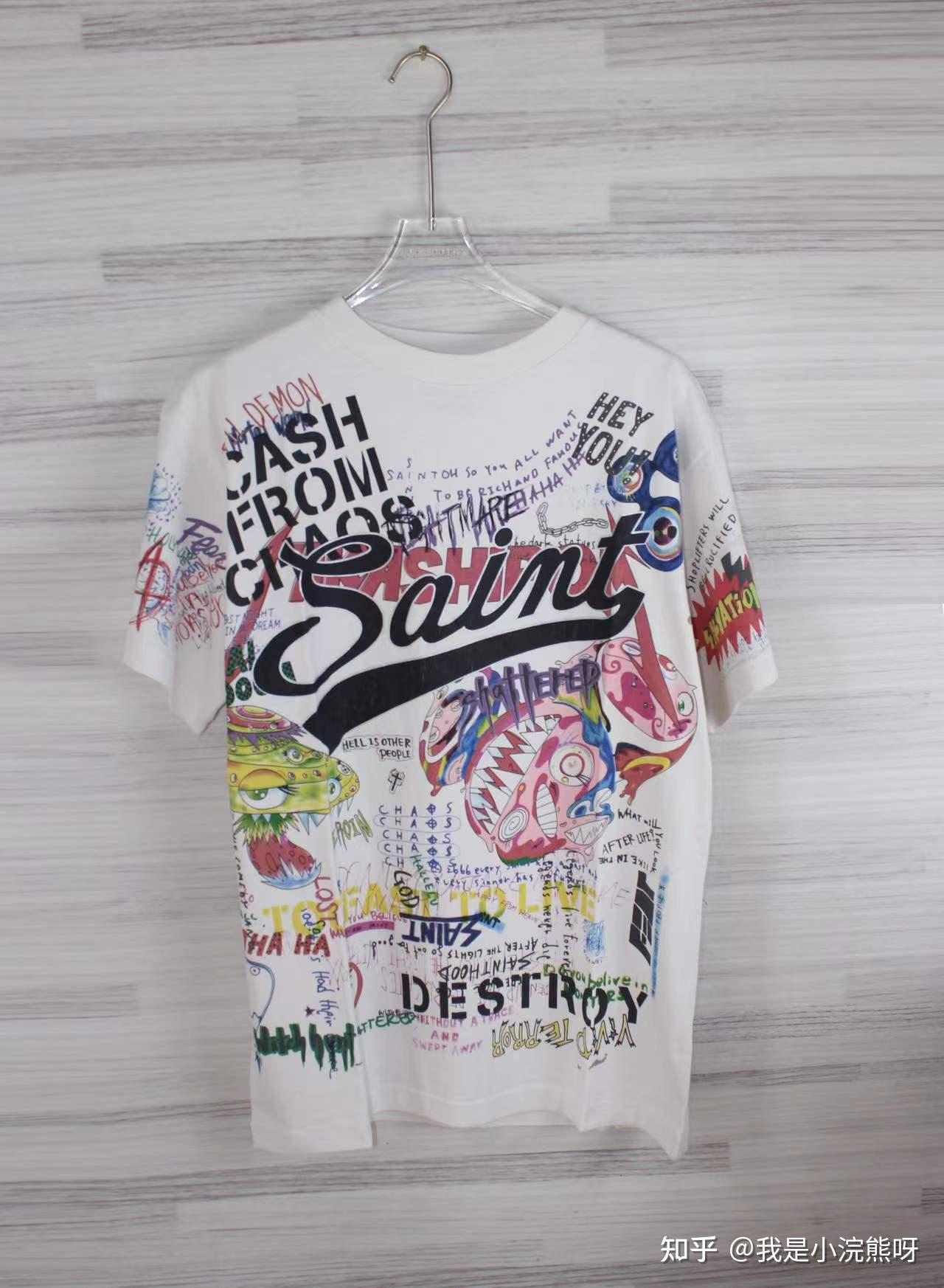 SAINT MICHAEL XL Mxxxxxx 村上隆 GRAFF TEE SAINT MICHAEL XL Mxxxxxx 村上隆 GRAFF TEE Takashi Murakami x