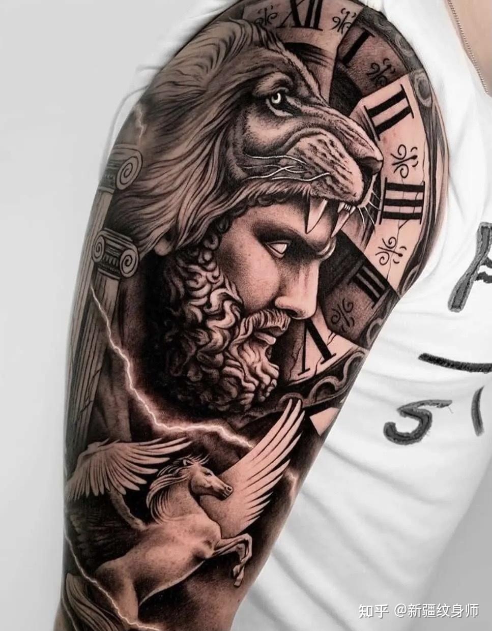 写实肖像纹身图案分享 - 知乎