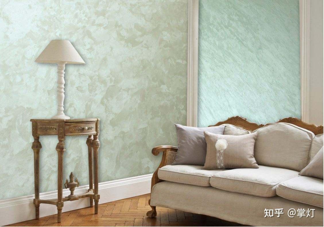 墙艺漆八,想空间简洁明快就不要用复杂的图案想制造简约,明快的家居