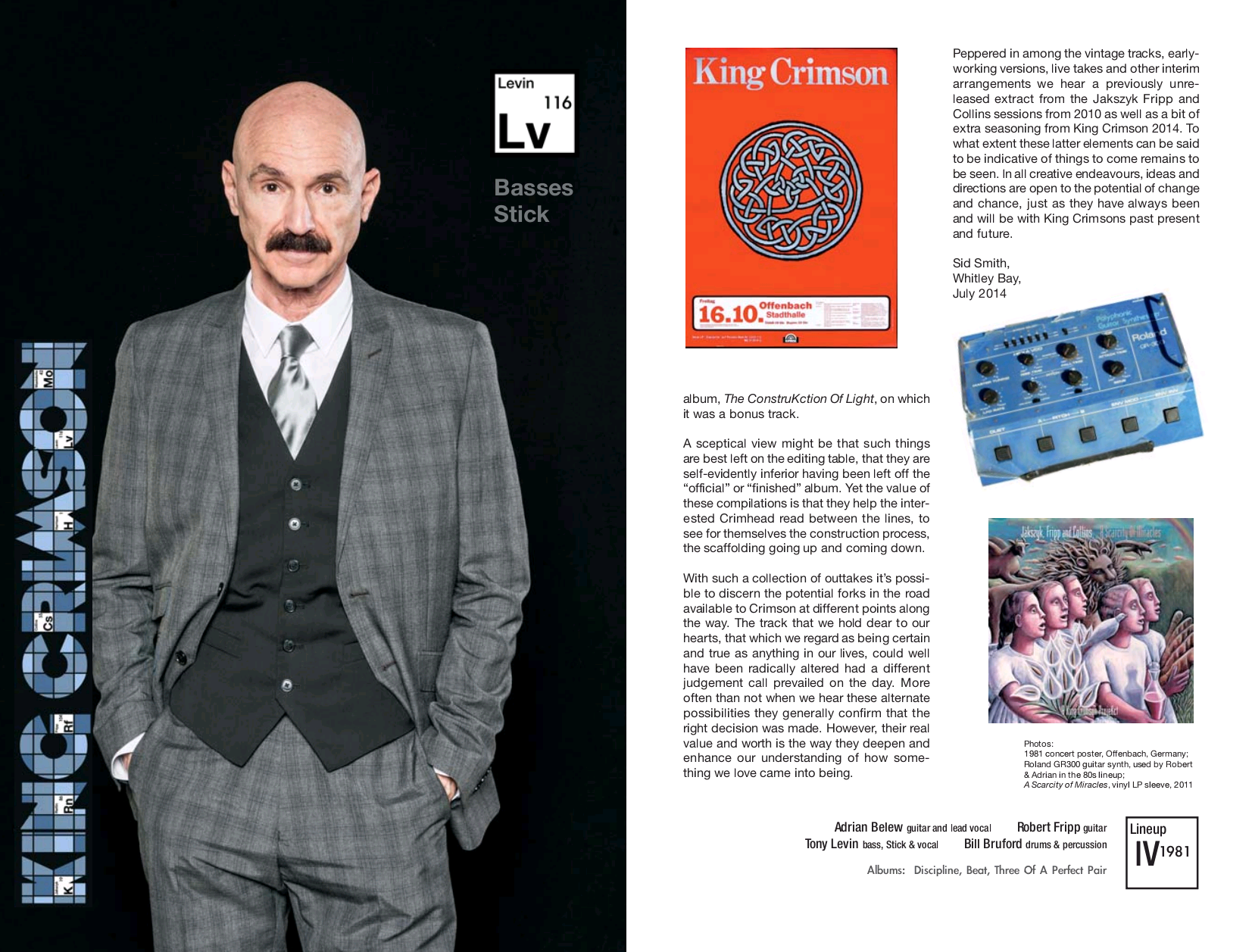 有没有什么好看的,或有趣的king crimson乐队图片? - 知乎