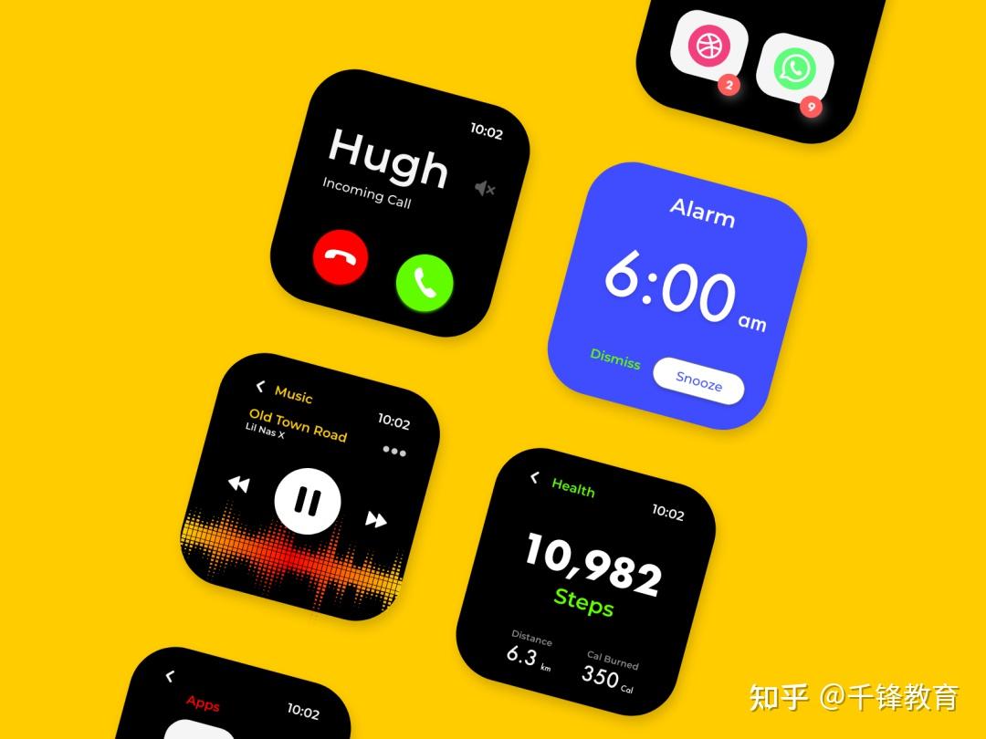 12组智能手表界面设计 - 知乎