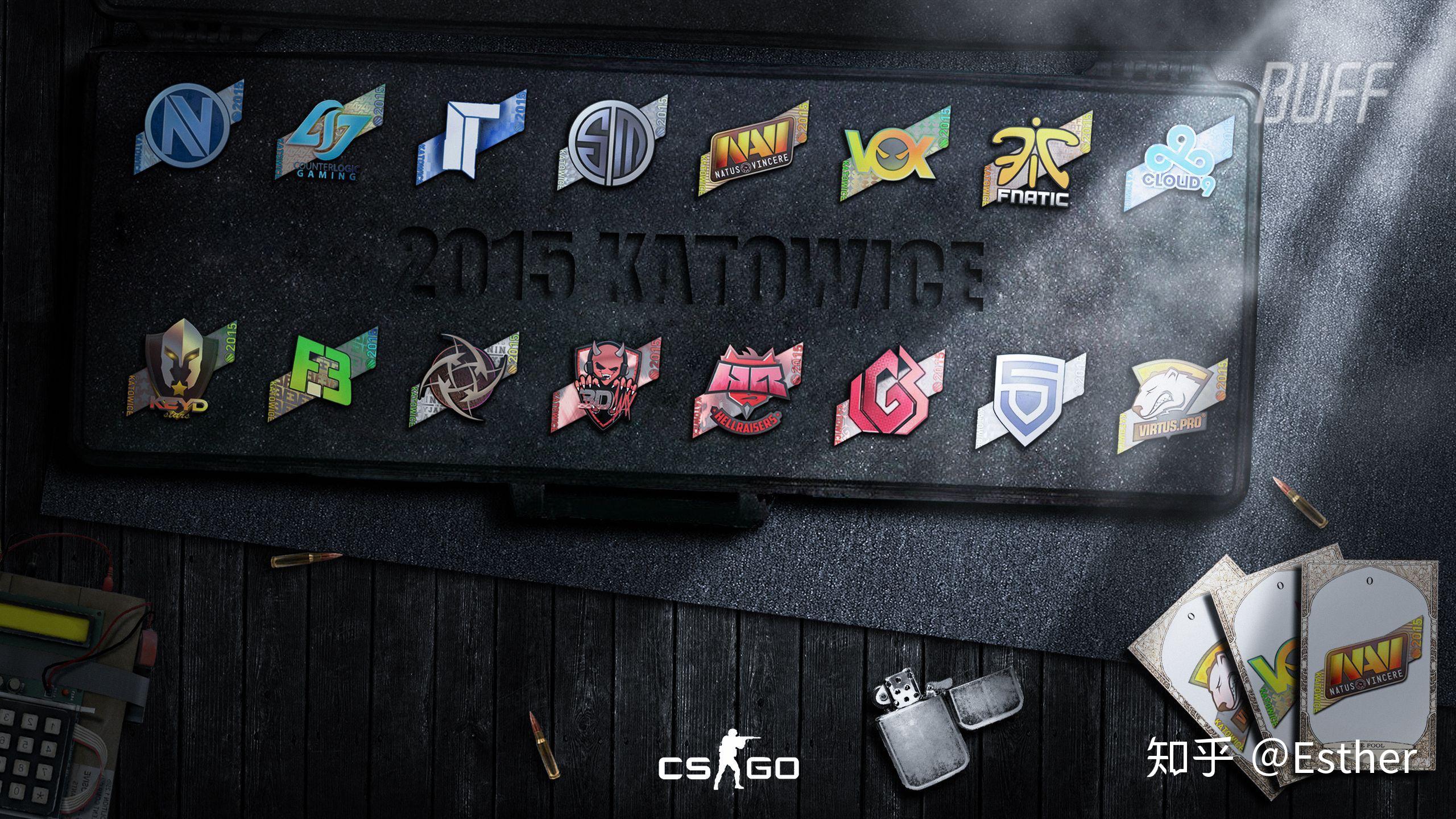 csgo14年和15年有哪些高质量的全息战队印花