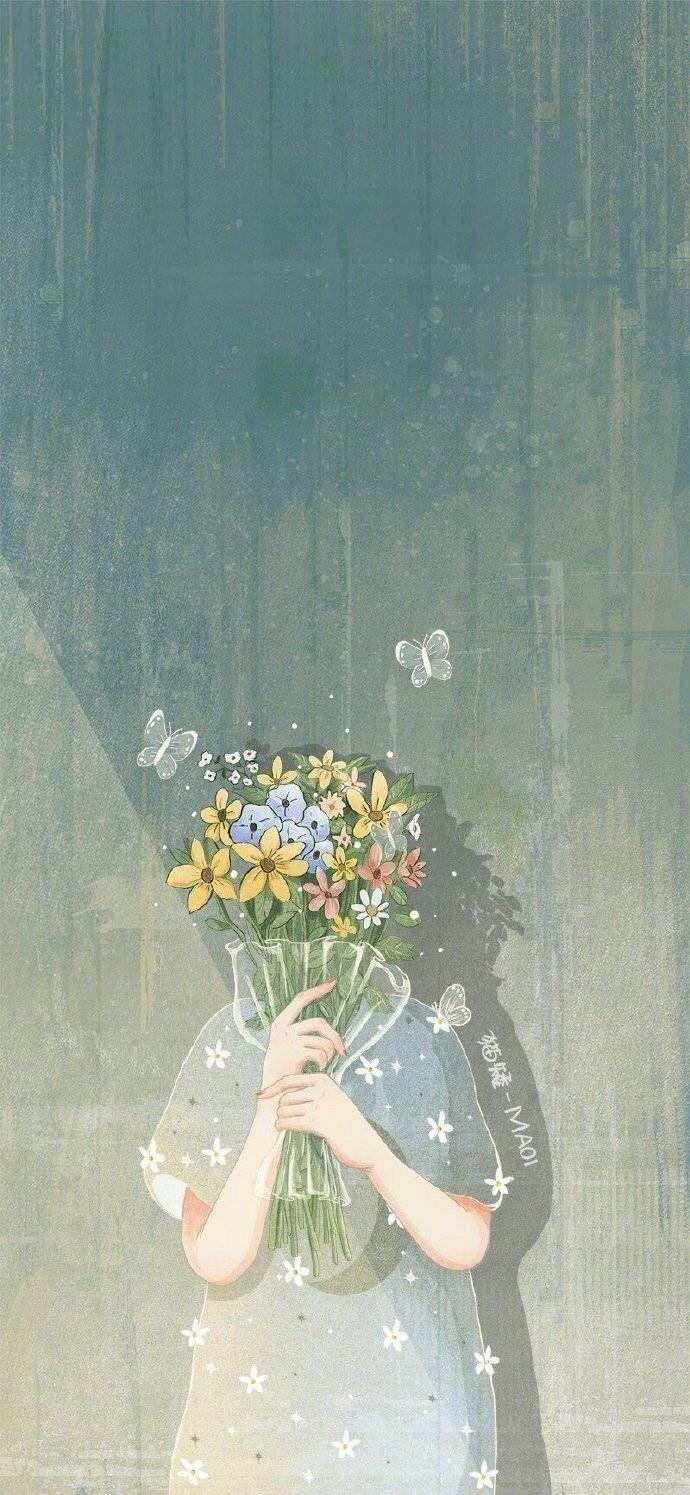 有什么美到极致的绿色壁纸?(绿色壁纸好看卡通动漫)