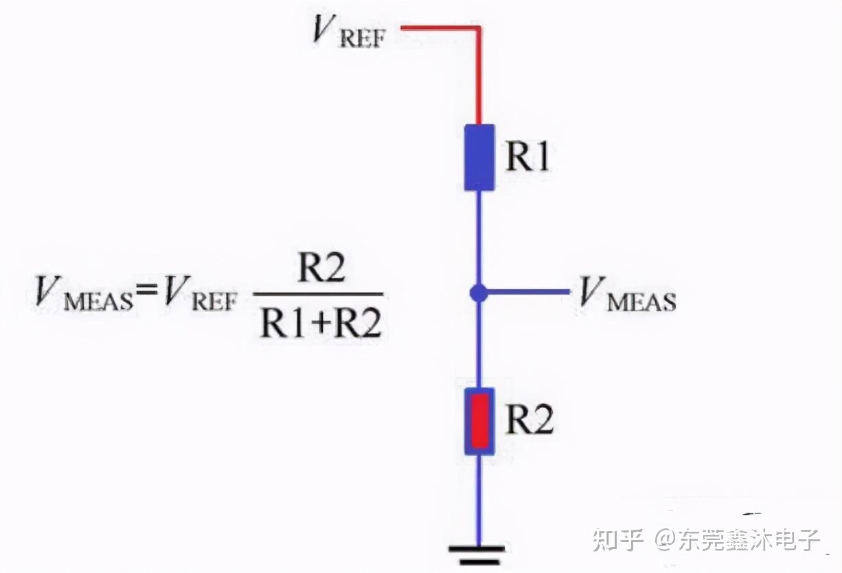 电阻的分压作用:不管是100欧姆,1k欧姆,470欧姆等的电阻都有分压作用.