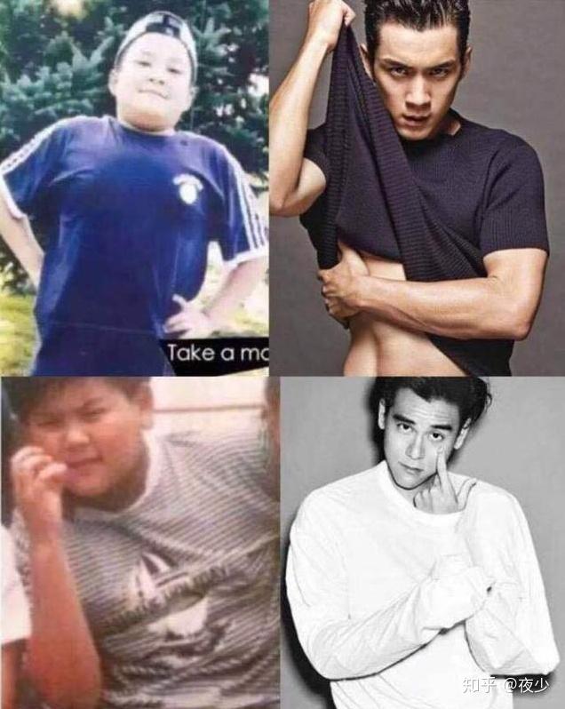 图片来源网络:彭于晏和韩东君邓超曾经在网上晒出过自己的旧照,并配文