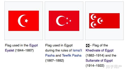 为什么一战时期埃及的国旗和奥斯曼国旗差不多?